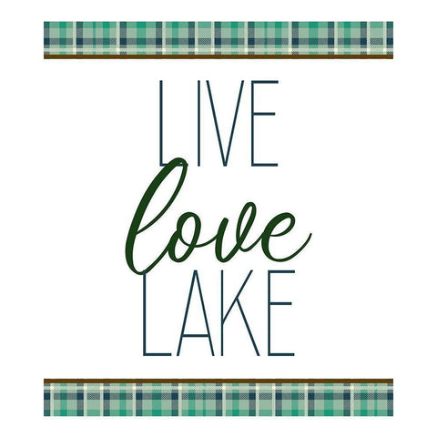 To the Lake 2 Black Modern Wood Framed Art Print with Double Matting by Kimberly, Allen