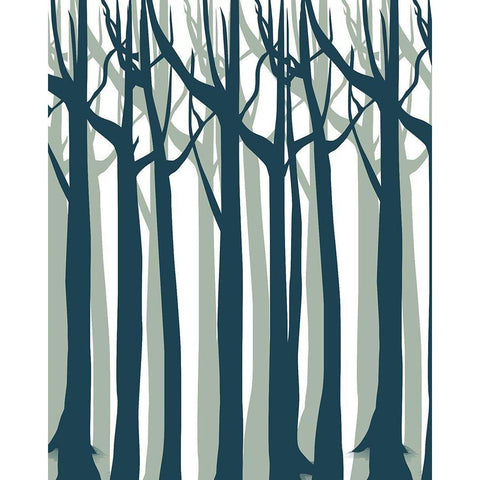 To the Lake 4 Black Modern Wood Framed Art Print by Kimberly, Allen