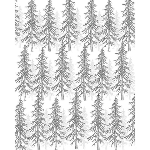 Woodland Retreat 6 Black Modern Wood Framed Art Print with Double Matting by Kimberly, Allen