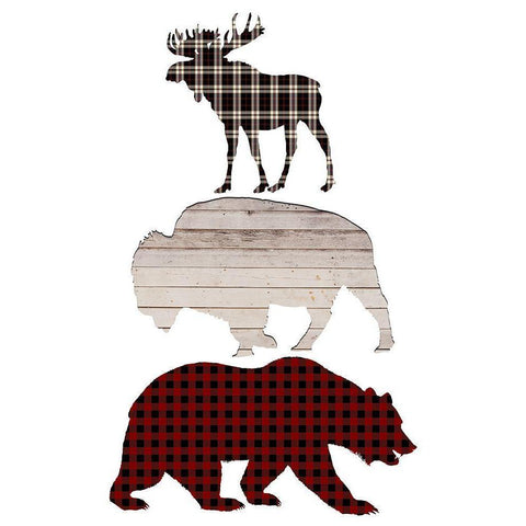 Sweet Cabin 6 White Modern Wood Framed Art Print by Kimberly, Allen