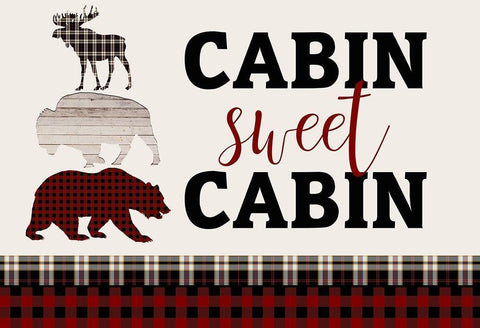 Sweet Cabin 7 Black Ornate Wood Framed Art Print with Double Matting by Kimberly, Allen