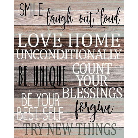 Love Home Black Modern Wood Framed Art Print by Kimberly, Allen