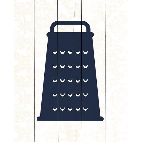 In the Kitchen 3 Black Modern Wood Framed Art Print with Double Matting by Kimberly, Allen