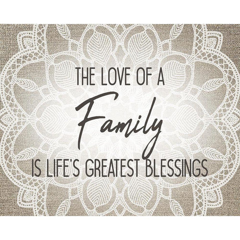 The Love Mandala Gold Ornate Wood Framed Art Print with Double Matting by Kimberly, Allen