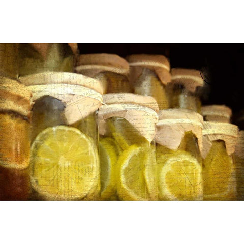 Lemon Time White Modern Wood Framed Art Print by Allen, Kimberly