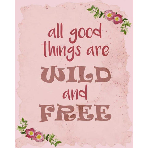 All Good Things White Modern Wood Framed Art Print by Allen, Kimberly