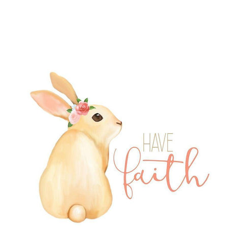 Have Faith Gold Ornate Wood Framed Art Print with Double Matting by Kimberly, Allen