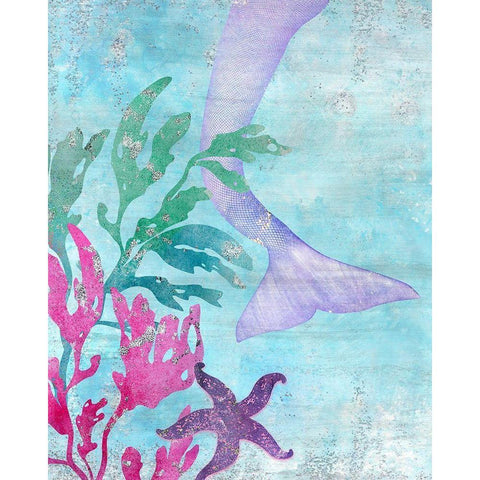 The Ocean 1 White Modern Wood Framed Art Print by Allen, Kimberly