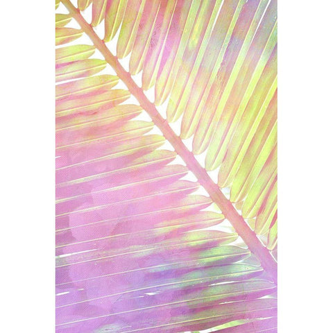 Tropical Palms 2 White Modern Wood Framed Art Print by Allen, Kimberly