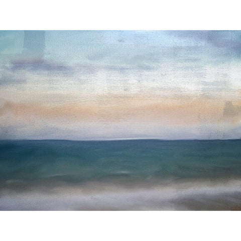 By The Sea Black Modern Wood Framed Art Print by Allen, Kimberly