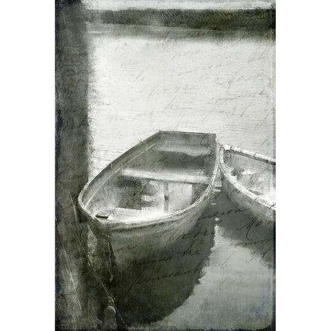 On the Water White Modern Wood Framed Art Print by Allen, Kimberly