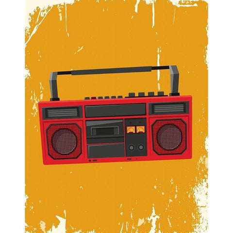 Tapes 1 White Modern Wood Framed Art Print by Allen, Kimberly