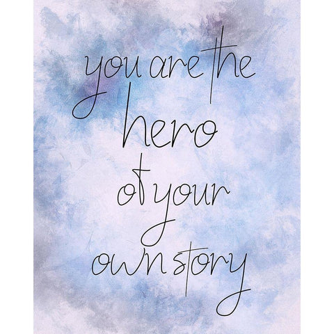 The Hero Black Modern Wood Framed Art Print with Double Matting by Allen, Kimberly