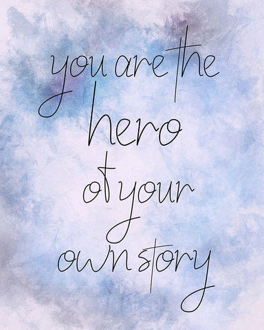 The Hero White Modern Wood Framed Art Print with Double Matting by Allen, Kimberly