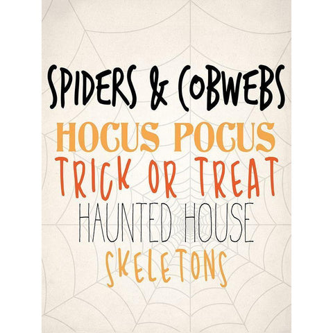 Spiders and Cobwebs v2 Gold Ornate Wood Framed Art Print with Double Matting by Allen, Kimberly