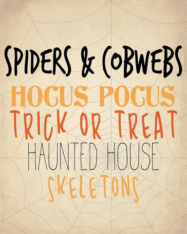 Spiders and Cobwebs Black Ornate Wood Framed Art Print with Double Matting by Allen, Kimberly