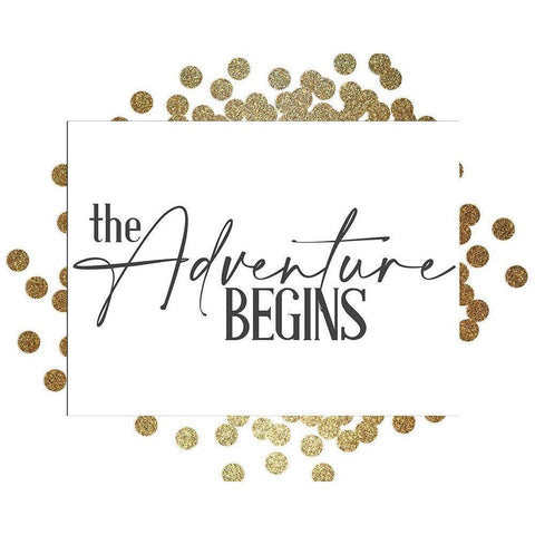 The Adventure Black Modern Wood Framed Art Print by Allen, Kimberly