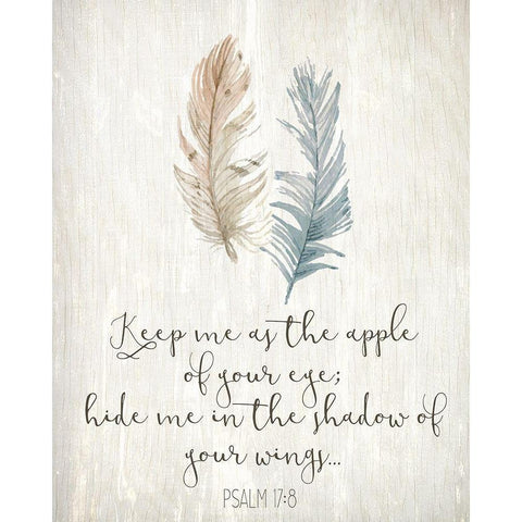 His Feathers 2 Gold Ornate Wood Framed Art Print with Double Matting by Allen, Kimberly