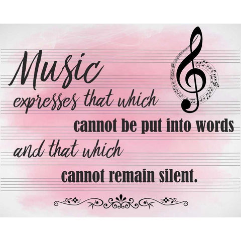 Music Expresses White Modern Wood Framed Art Print by Allen, Kimberly