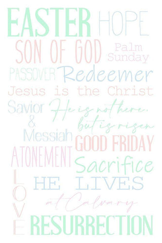 Redeemer White Modern Wood Framed Art Print with Double Matting by Allen, Kimberly