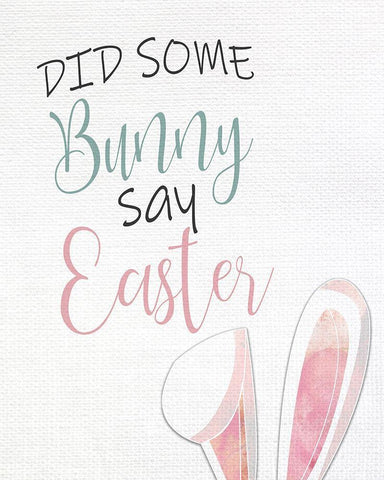 Some Bunny Black Ornate Wood Framed Art Print with Double Matting by Allen, Kimberly