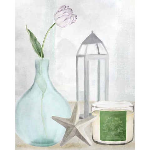 Seaside Escape 1 Black Modern Wood Framed Art Print by Allen, Kimberly