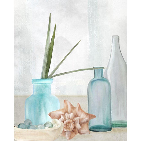 Seaside Escape 2 White Modern Wood Framed Art Print by Allen, Kimberly