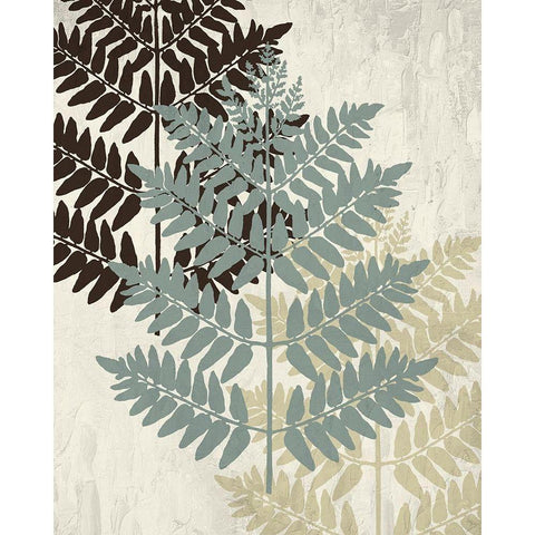 Fern 1 Black Modern Wood Framed Art Print by Allen, Kimberly
