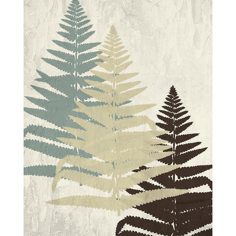 Fern 2 Black Modern Wood Framed Art Print by Allen, Kimberly