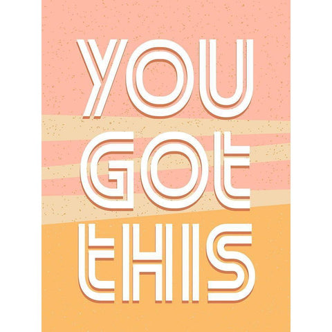 You Got This Black Modern Wood Framed Art Print by Allen, Kimberly