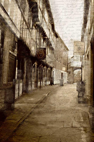 City Light 2 White Modern Wood Framed Art Print with Double Matting by Allen, Kimberly