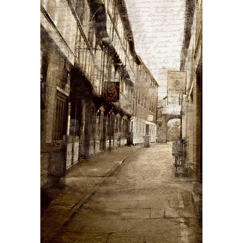 City Light 2 Black Modern Wood Framed Art Print by Allen, Kimberly