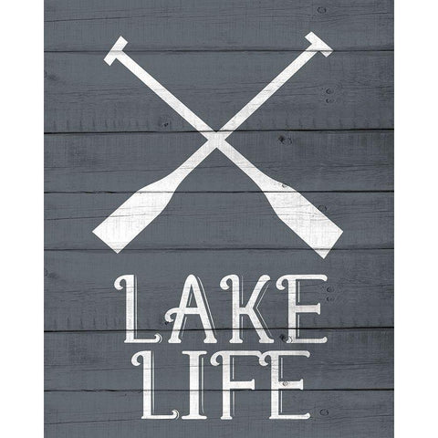 Lake House 5 White Modern Wood Framed Art Print by Allen, Kimberly