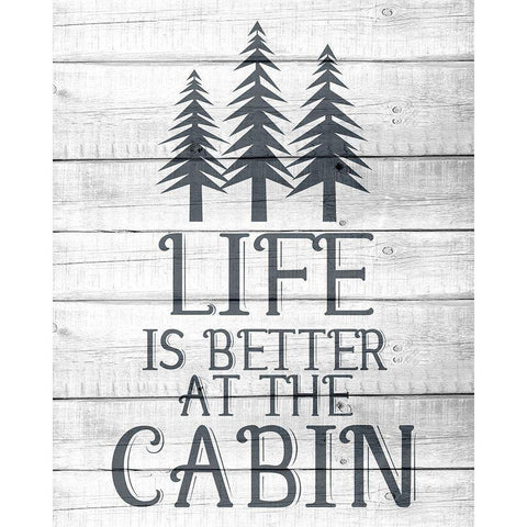 Lake House 6 Black Modern Wood Framed Art Print by Allen, Kimberly