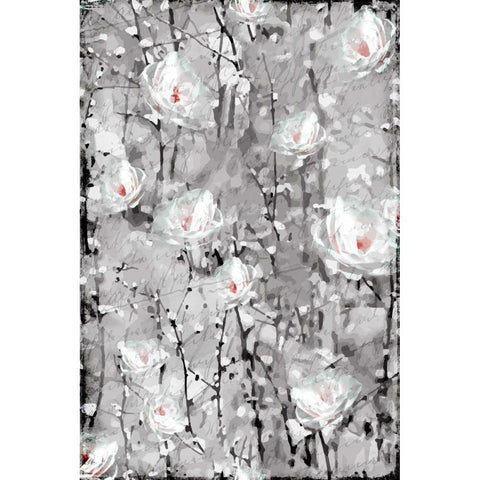 Blooming in White White Modern Wood Framed Art Print by Allen, Kimberly