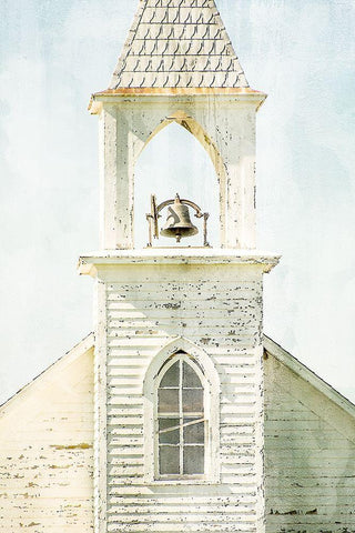 Steeple Black Ornate Wood Framed Art Print with Double Matting by Allen, Kimberly