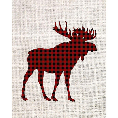 Little Man Plaid 1 White Modern Wood Framed Art Print by Allen, Kimberly