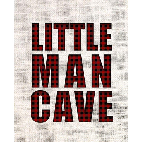 Little Man Plaid 2 Black Modern Wood Framed Art Print by Allen, Kimberly