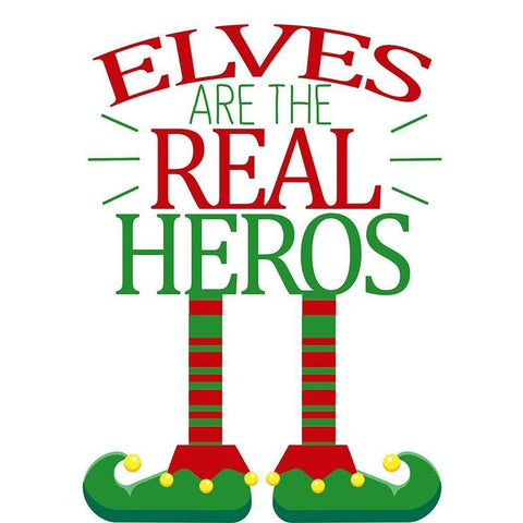 Elves Black Modern Wood Framed Art Print by Allen, Kimberly