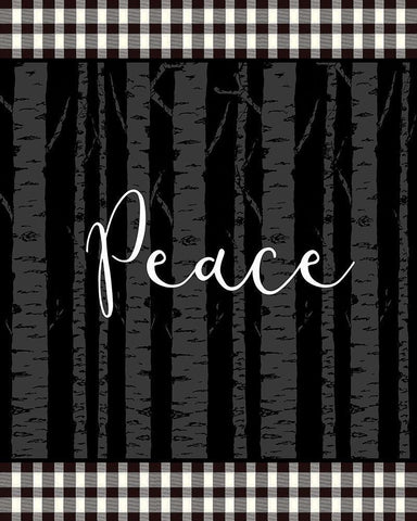 Joy Peace Hope 2 Black Ornate Wood Framed Art Print with Double Matting by Allen, Kimberly