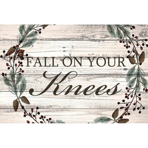 Fall on Your Knees Black Modern Wood Framed Art Print by Allen, Kimberly