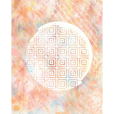 Color Design 1 White Modern Wood Framed Art Print by Allen, Kimberly
