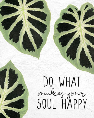 Your Soul White Modern Wood Framed Art Print with Double Matting by Allen, Kimberly