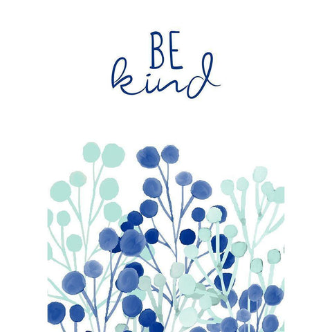 Be Kind and Grateful 1 White Modern Wood Framed Art Print by Allen, Kimberly