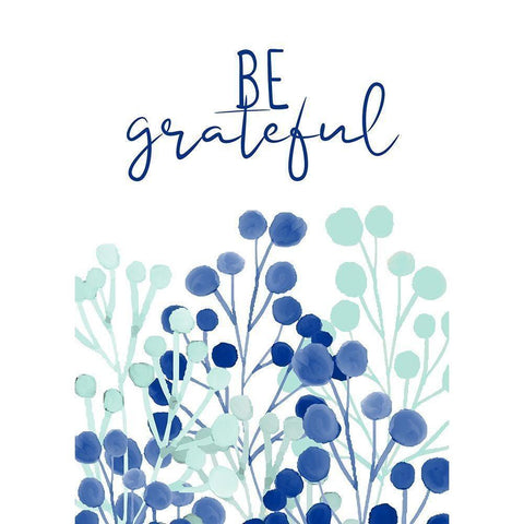 Be Kind and Grateful 2 Black Modern Wood Framed Art Print with Double Matting by Allen, Kimberly