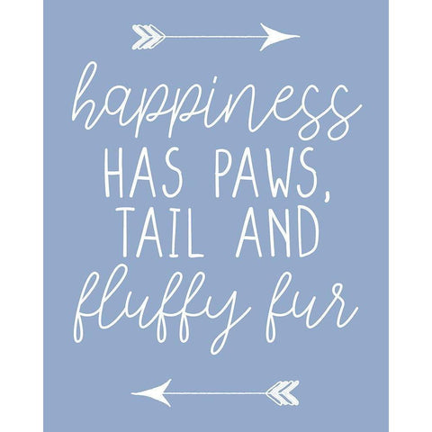 Fluffy Fur White Modern Wood Framed Art Print by Allen, Kimberly