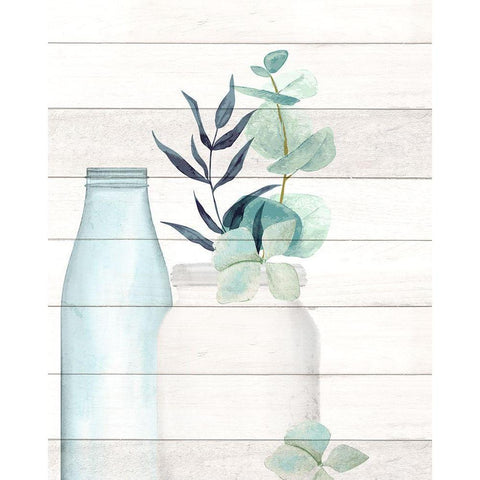 Seaglass 1 White Modern Wood Framed Art Print by Allen, Kimberly