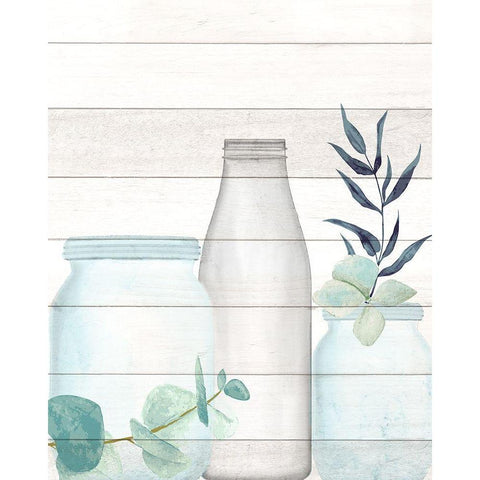 Seaglass 2 White Modern Wood Framed Art Print by Allen, Kimberly