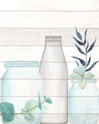 Seaglass 2 Black Ornate Wood Framed Art Print with Double Matting by Allen, Kimberly