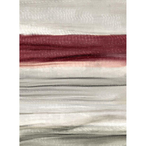 Layered Red 1 Black Modern Wood Framed Art Print by Allen, Kimberly
